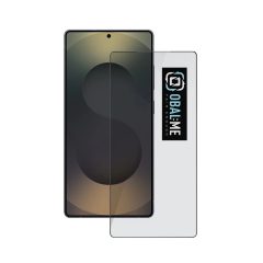   OBAL:ME 5D üveg kijelzővédő Samsung Galaxy S25 Ultra készülékhez fekete