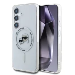  Karl Lagerfeld IML K&CH Heads MagSafe tok Samsung Galaxy S25 készülékhez átlátszó