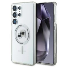   Karl Lagerfeld IML K&CH Heads MagSafe tok Samsung Galaxy S25 Ultra készülékhez átlátszó