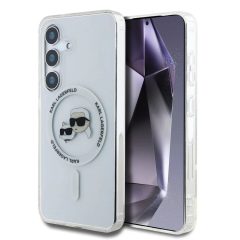   Karl Lagerfeld IML K&CH Heads MagSafe tok Samsung Galaxy S25+ készülékhez átlátszó