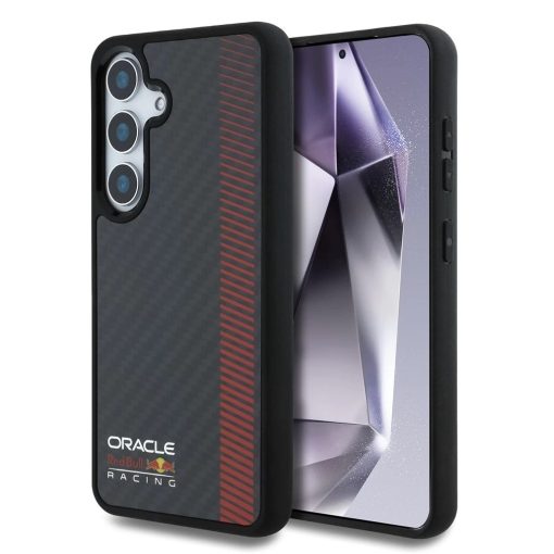 Red Bull Carbon Powerbar MagSafe tok iPhone és Samsung Galaxy S25+ készülékhez fekete