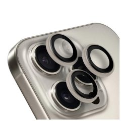   OBAL:ME lencsevédő Apple iPhone 15 Pro/15 Pro Max készülékhez természetes titán