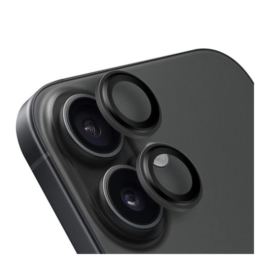 OBAL:ME lencsevédő Apple iPhone 16/16 Plus készülékhez fekete