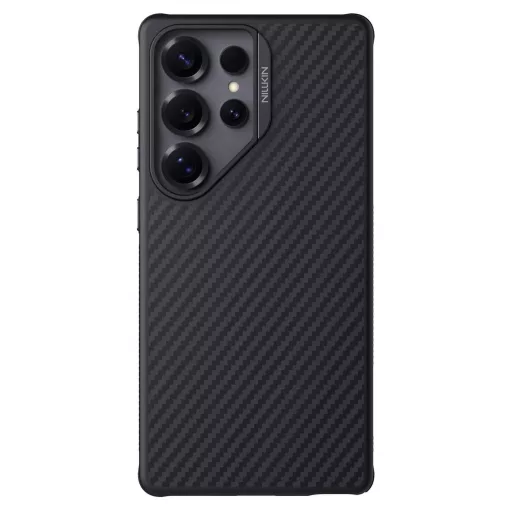 Nillkin Synthetic Fiber PRO mágneses kemény tok Samsung Galaxy S25 Ultra készülékhez fekete