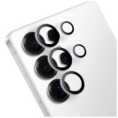   OBAL:ME kameralencsevédő Samsung Galaxy S25 Ultra készülékhez titán fehér ezüst