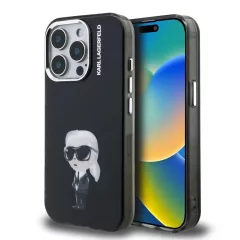   Karl Lagerfeld IML Aquarelle Karl tok iPhone 15 Pro készülékhez fekete