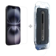   Nillkin Tempered Glass 0.2mm H+ PRO 2.5D kijelzővédő Apple iPhone 16 készülékhez (alkalmazóval)