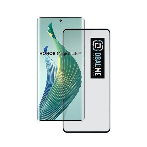 OBAL:ME 5D kijelzővédő Honor Magic5 Lite készülékhez fekete