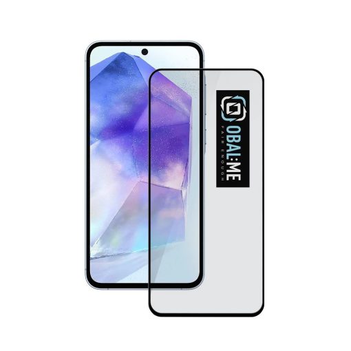 OBAL:ME 5D üveg kijelzővédő Samsung Galaxy A55 5G készülékhez fekete
