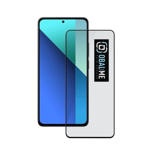 OBAL:ME 5D üveg kijelzővédő a Xiaomi Redmi Note 13 4G/5G készülékhez fekete