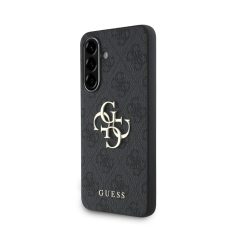   Guess PU 4G Metal Logo tok Samsung Galaxy A56 készülékhez szürke