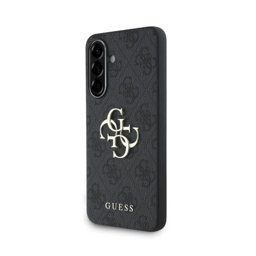 Guess PU 4G Metal Logo tok Samsung Galaxy A56 készülékhez szürke