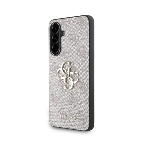 Guess PU 4G Metal Logo tok Samsung Galaxy A36 készülékhez rózsaszín