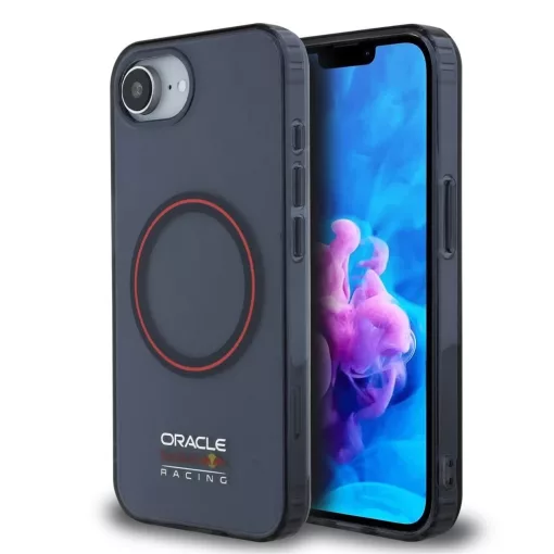 Red Bull PC/TPU Red Ring MagSafe tok iPhone 16e/17e készülékhez tengerészkék