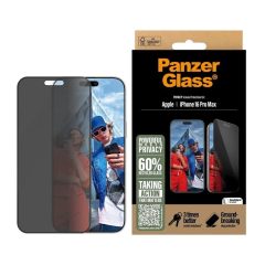   PanzerGlass Privacy Tempered Glass UWF Apple iPhone 16 Pro Max készülékhez fekete