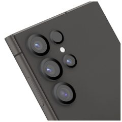   OBAL:ME lencsevédő Samsung Galaxy S24 Ultra készülékhez titán fekete