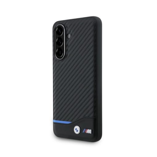 BMW M PU Carbon Blue Line tok Samsung Galaxy A56 készülékhez fekete