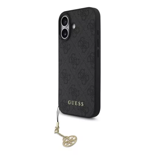 Guess 4G Charm tok iPhone 17 készülékhez Tone on Tone szürke