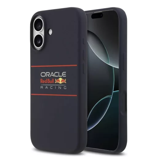 Red Bull Silicone tok Horizontal Logo MagSafe az iPhone 17 készülékhez tengerészkék