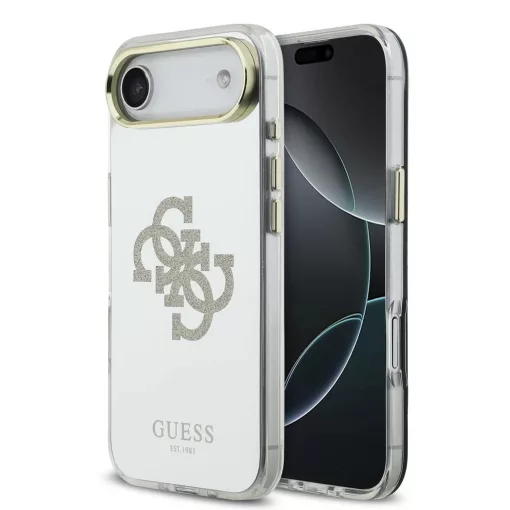 Guess PC/TPU Mirror 4G Glitter Logo MagSafe tok iPhone Air készülékhez arany