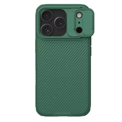 Nillkin CamShield PRO tok Apple iPhone 17 Pro készülékhez sötét zöld