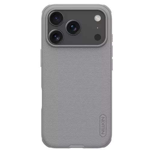 Nillkin Super Frosted PRO hátsó tok Apple iPhone 17 Pro Max készülékhez titánszürke