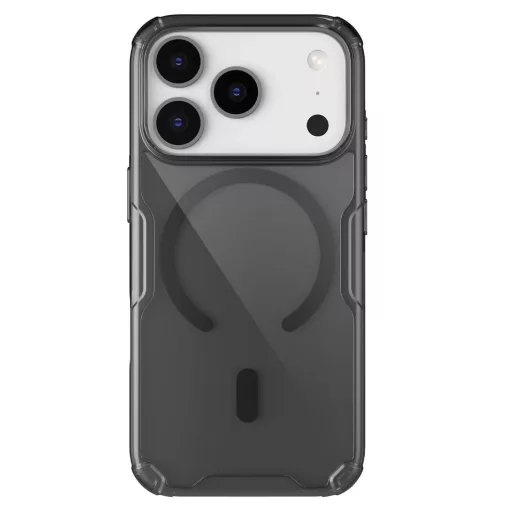 Nillkin Nature TPU PRO Magnetic tok Apple iPhone 17 Pro készülékhez – átlátszó fekete