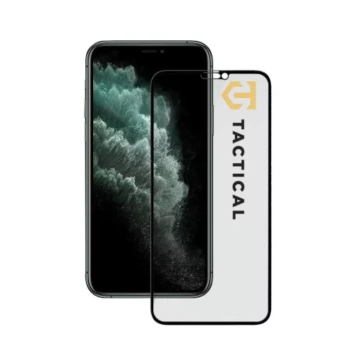 Tactical Glass Shield Privacy Stealth 5D kijelzővédő Apple iPhone 11 Pro/XS/X készülékhez fekete