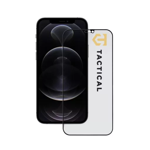 Tactical Glass Shield Privacy Stealth 5D üvegfólia Apple iPhone 12 Pro Max készülékhez fekete
