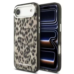   Karl Lagerfeld IML Leopard MagSafe tok iPhone Air készülékhez barna