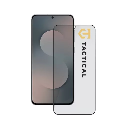 Tactical Glass Shield Privacy Stealth 5D kijelzővédő Samsung Galaxy S25 FE készülékhez fekete