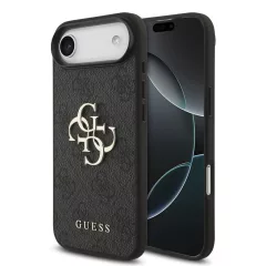 Guess PU 4G Metal Logo tok iPhone készülékhez Air szürke