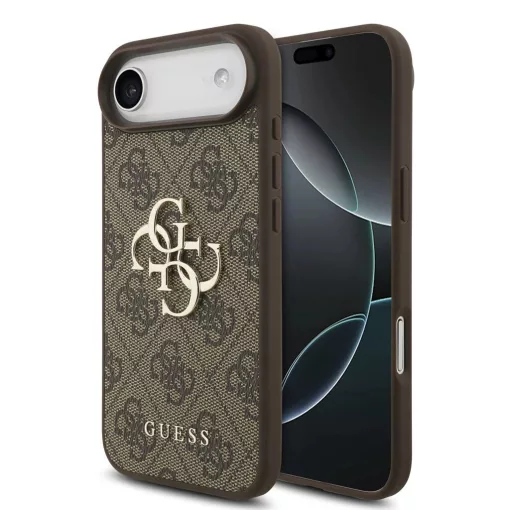 Guess PU 4G Metal Logo tok iPhone Air készülékhez barna