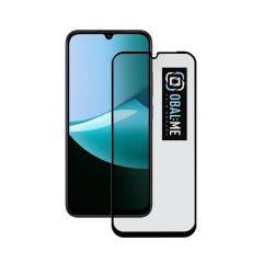   OBAL:ME 5D üveg kijelzővédő Xiaomi Redmi 15C 4G/5G készülékhez fekete