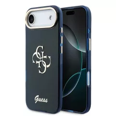   Guess IML 4G Script Metal Logo tok iPhone Air készülékhez, kék