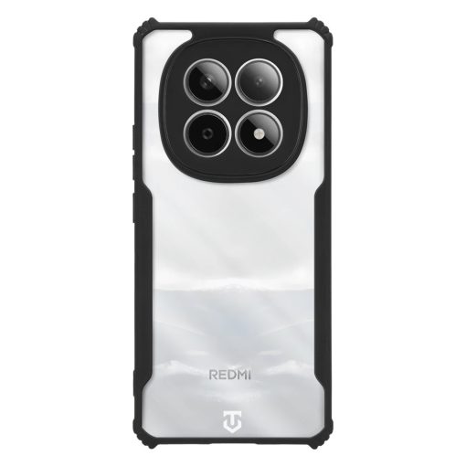 Tactical Quantum Stealth tok Xiaomi Redmi Note 15 5G készülékhez, átlátszó/fekete