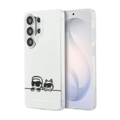   Karl Lagerfeld IML K&CH Peekaboo Logo mágneses tok Samsung Galaxy S26 Ultra készülékhez fehér