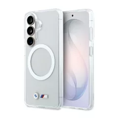   BMW M IML Metal fém logós mágneses tok Samsung Galaxy S26 készülékhez, átlátszó