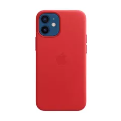   MHK73ZM/A Apple Leather MagSafe tok iPhone 12 Mini készülékhez, piros