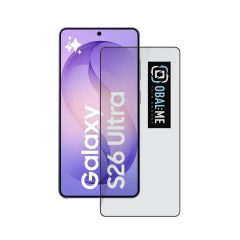   OBAL:ME 5D üveg kijelzővédő Samsung Galaxy S26 Ultra készülékhez fekete