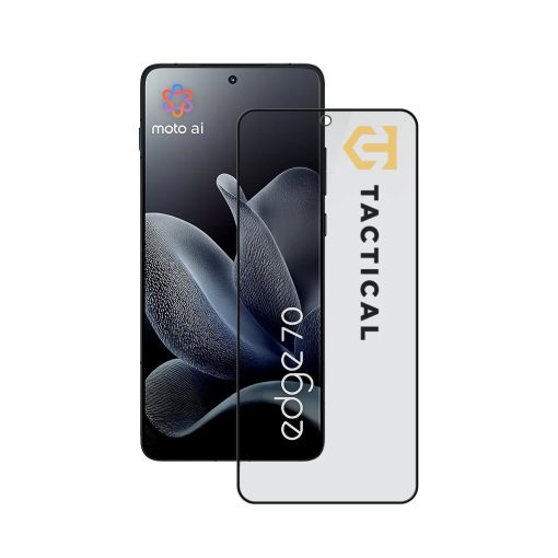 Tactical Glass Shield Privacy Stealth 5D üvegfólia Motorola Edge 70 készülékhez fekete
