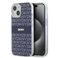   DKNY PC/TPU tónusos csíkmintás Magsafe tok iPhone 13 készülékhez kék