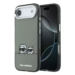   Karl Lagerfeld IML K&CH Heads Logo MagSafe tok iPhone Air készülékhez fekete