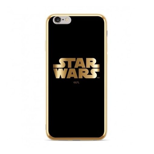 Star Wars szilikon tok -Star Wars 002 Apple iPhone XS Max (6.5) arany Luxury Chrome (SWPCSW301)