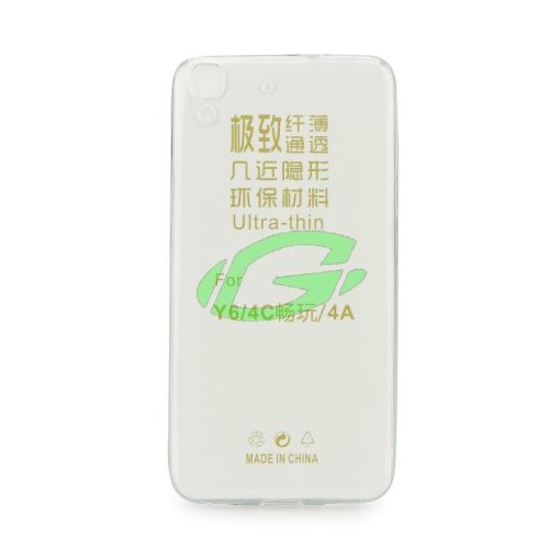 Huawei Y6 átlátszó vékony szilikon tok