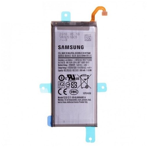 Samsung EB-BJ800ABE gyári akkumulátor Li-Ion 3000mAh (Samsung A600 Galaxy A6 (2018))