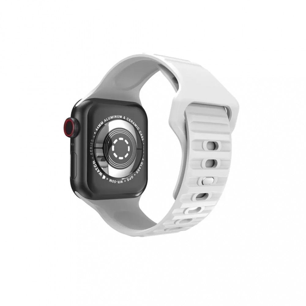 XPRO Apple Watch sport szilikon szíj Fehér 38mm/40mm/41mm