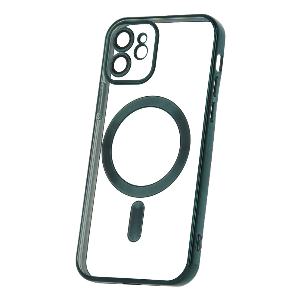 Color Chrome Mag - Apple iPhone 14 Pro Max (6.7) kameravédős, MagSafe tok zöld